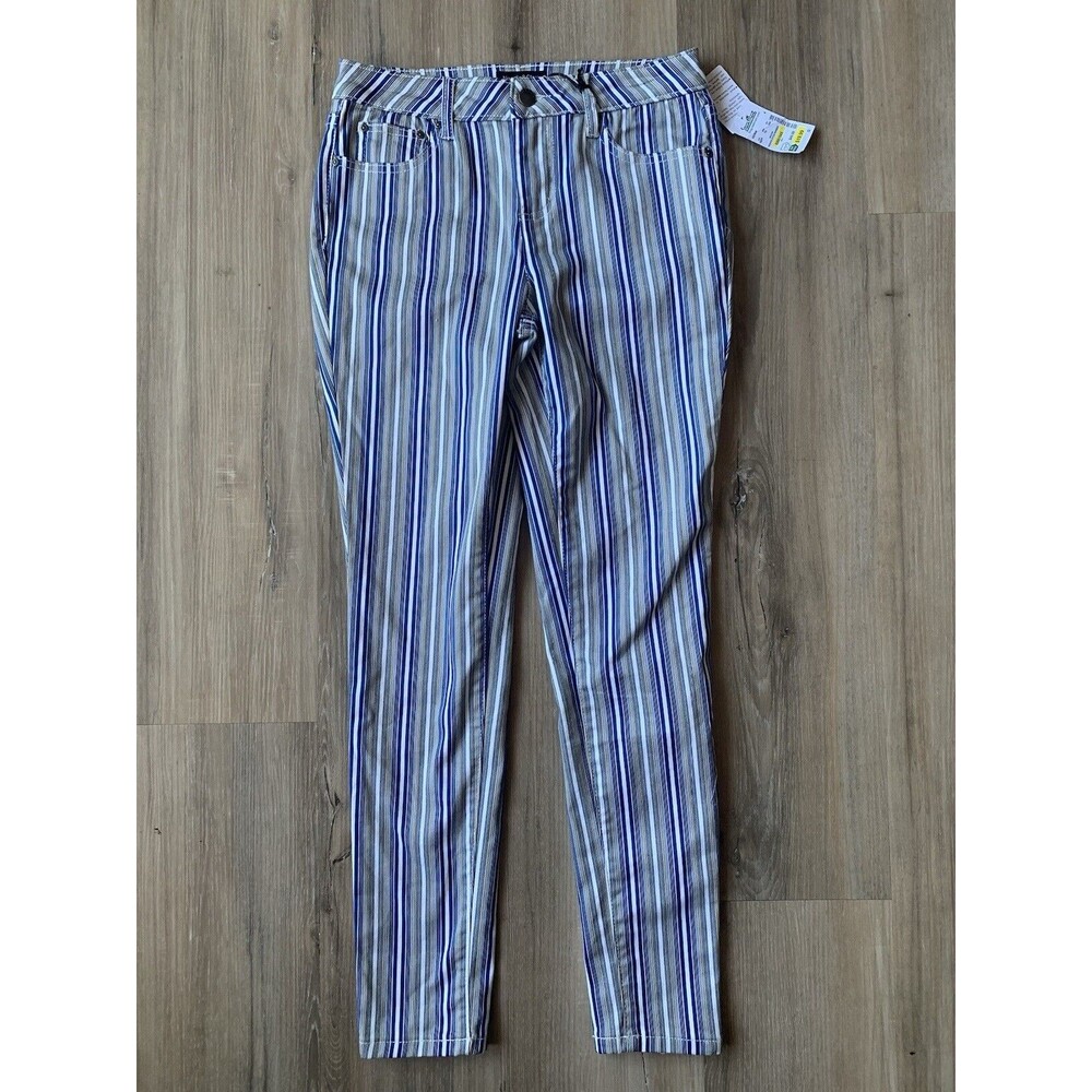 NWT - NEEDLE & CLOTH Sz 4 Women's Super Soft Skinny Ankle Stretch Striped Pants